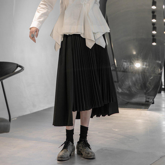 正規品は公式通販で herlipto Pleated Chiffon Long Skirt - スカート