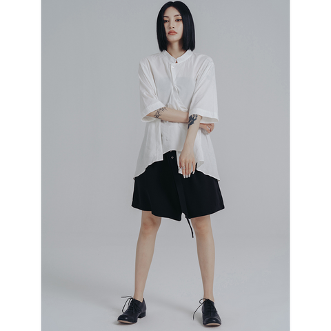 Asymmetrical Oversized Shirt