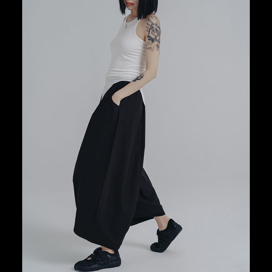 BALLOON FIT TRANNING PANTS - MASSNOUN | 60% - Asian Fashion