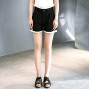 Double-Layered High-Waisted Shorts