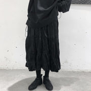High Waist Pleated Maxi Skirt