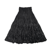 High Waist Pleated Maxi Skirt