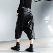 Leather Harem Pants