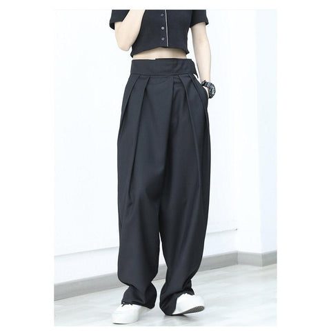Mopping Oversized Suit Pants