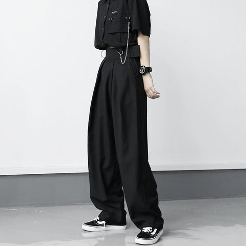 Mopping Oversized Suit Pants