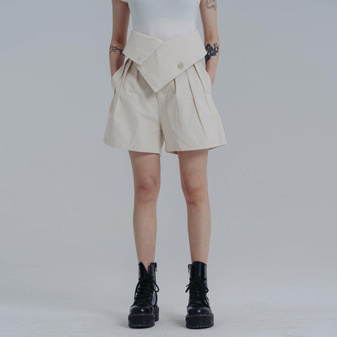 Pleated Shorts