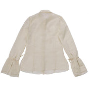 Renaissance Sheer Blouse With Bell Sleeves