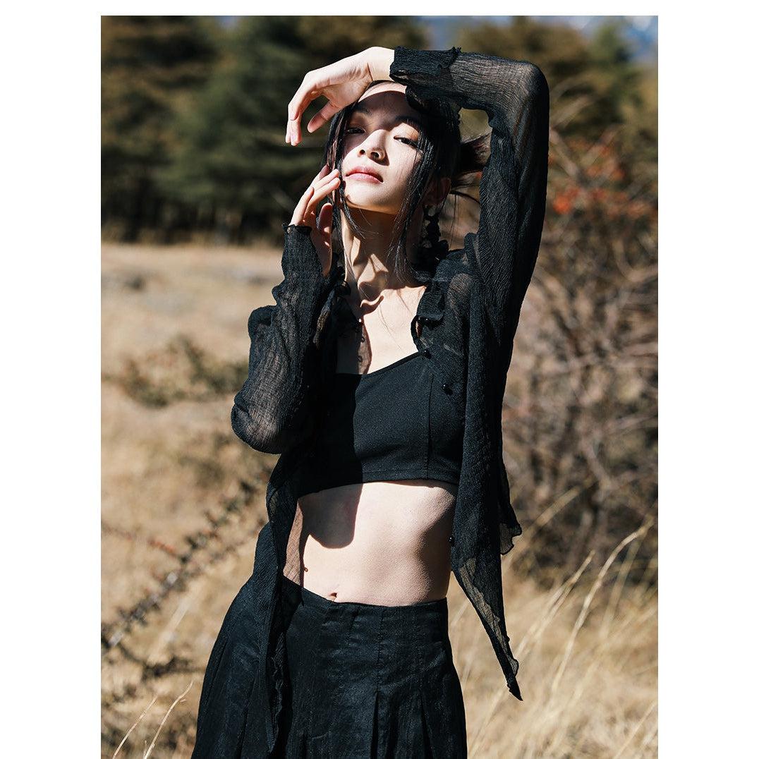 Sheer Cardigan only $65.00 from Aesthetic Noir