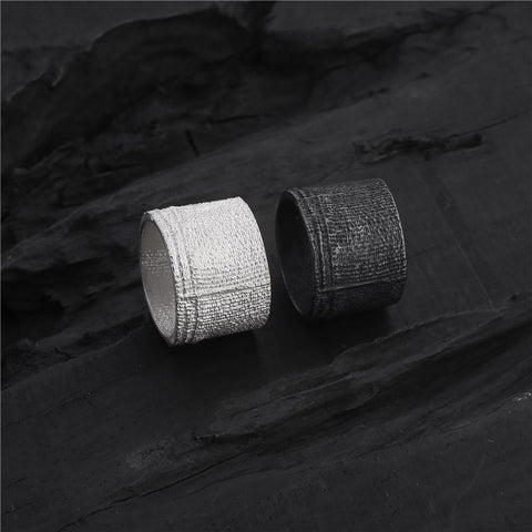 Sterling Silver Bandage Ring I