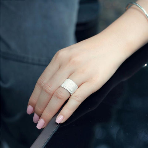 Sterling Silver Bandage Ring I