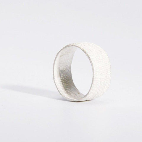 Sterling Silver Bandage Ring V